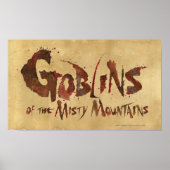 Poster Goblins of the Misty Mountains (Devant)