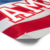 Poster God Bless America Pster w/flag (Coin)