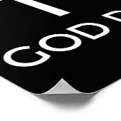 Poster God Did Christian Faith Testimony Blessing Miracle (Coin)