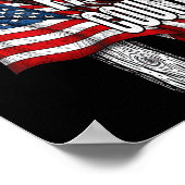 Poster God Family Country American Flag Christian Patriot (Coin)