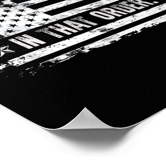 Poster God Family Country Patriotic Faith Pride Usa For S (Coin)