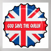 POSTER GOD SAVE THE QUEEN (Devant)