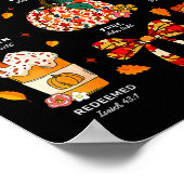 Poster God Says I Am Fall Vibes Autumn Christian Women Me (Coin)