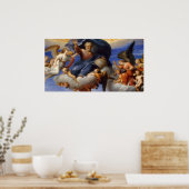 Poster God the Father - Circle of Pierre Mignard Fine Art (Cuisine)