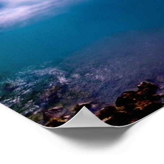 Poster Godafoss, chutes d'Islande (Coin)