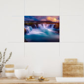 Poster Godafoss, chutes d'Islande (Cuisine)