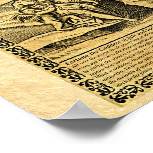POSTER GODDESS FORTUNA (Coin)