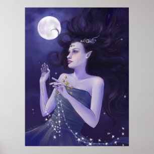 Poster Goddess of Night Art Imprimer