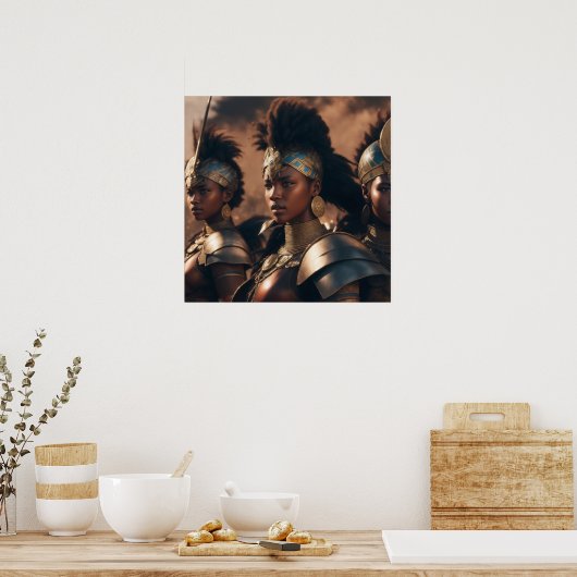 POSTER GODDESS WARRIOR (Cuisine)