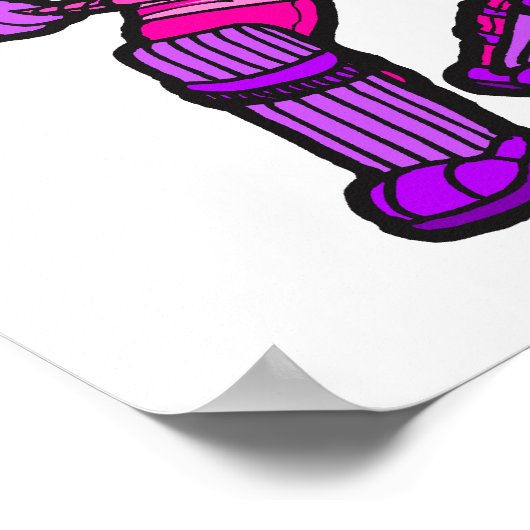 Poster Gode de hockey sur gazon (Coin)