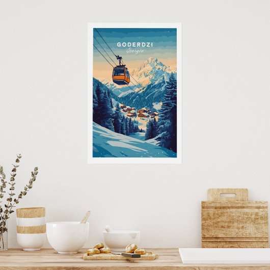 Poster Goderdzi Imprimer Géorgie 1 (Cuisine)