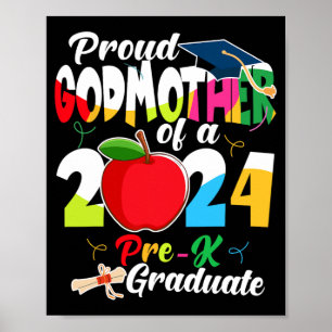 Poster Godmère De 2024 Pré-k Graduate Mothers Day Grad