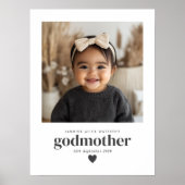 Poster Godmother Photo Keepsake (Devant)