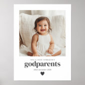Poster Godparents Photo Keepsake (Devant)