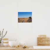 Poster Gods Boots found in desert. (Cuisine)