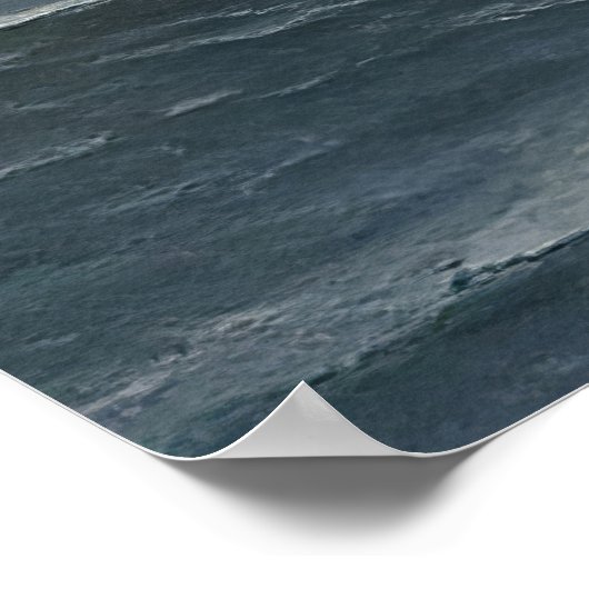 Poster Goélette à trois mâts Andrew C Pierce (Coin)