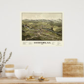 Poster Goffstown, NH Panoramic Map - 1887 (Cuisine)