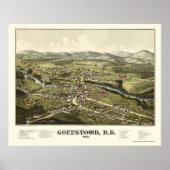 Poster Goffstown, NH Panoramic Map - 1887 (Devant)