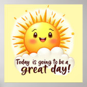 Poster Going to be a Great Day (Devant)