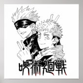 Poster Gojo Et Yuji (Devant)