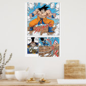 Poster Goku charge VS Vegeta (Cuisine)