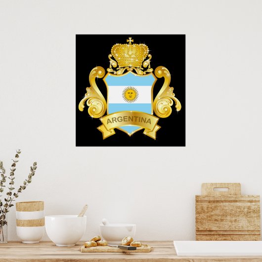 Poster Gold Argentina (Cuisine)