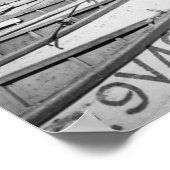 Poster Gold Beach, Oregon Docks et Bridge sur Rogue (Coin)