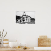 Poster Gold Beach, Oregon Vue sur le Palais de justice Ph (Cuisine)