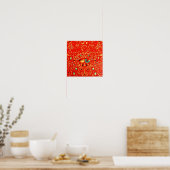 Poster Gold Bird Couple Robin One I Love Winter Christmas (Cuisine)