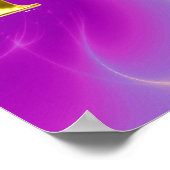 Poster GOLD CADUCEUS SYMBOLE INFIRMIER ENREGISTRÉ, Pink F (Coin)