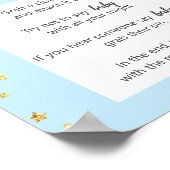 Poster Gold Celebration on Blue Ne pas dire Baby Game (Coin)