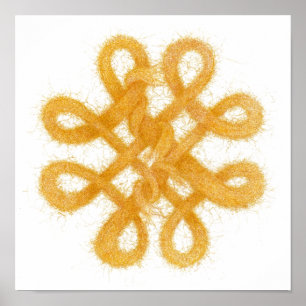 Poster GOLD CELTIC KNOT Imprimer