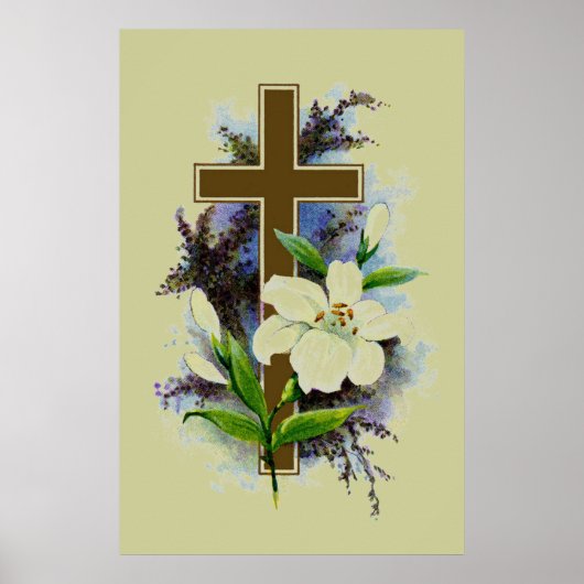 Poster Gold Cross (Devant)