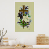 Poster Gold Cross (Cuisine)