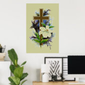 Poster Gold Cross (Bureau à domicile)