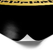 Poster Gold Dragon Wall Art- (Coin)