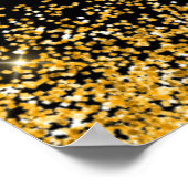 Poster Gold Dress Faux Glitter Quinceanera Welcome (Coin)