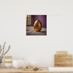 Poster Gold easter egg<br><div class="desc">Gold easter egg</div>