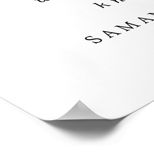 Poster Gold Heart Choisir Un Siège Pas Un Mariage Côté Si (Coin)