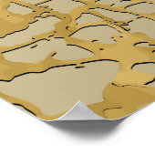 Poster Gold Marbling : Grunge Texture Design (Coin)