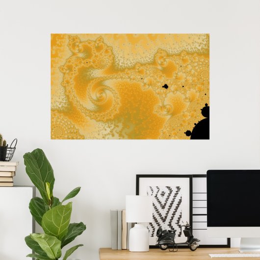 Poster Gold Melt (Bureau à domicile)