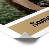 Poster Gold Modern Block Photo Graduation (Coin)