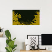 Poster Gold Nature (Bureau à domicile)