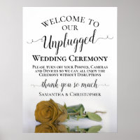Gold Ochre Rose Chic Unplugged Mariage cérémonie