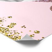 Poster Gold Parties scintillant Sparkle Unicorn Photo Ann (Coin)