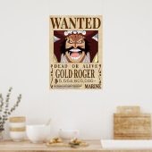 Poster GOLD ROGER Une pièce recherchée (Cuisine)