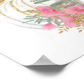 Poster Gold rose blanc Citrouille Petit bébé temps Capsul (Coin)