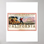Poster Gold Rush California (Devant)