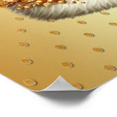 Poster Gold Santa Hat Holiday (Coin)