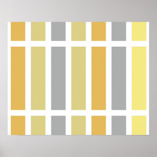 Poster Gold Silver Bronze Metal Hues